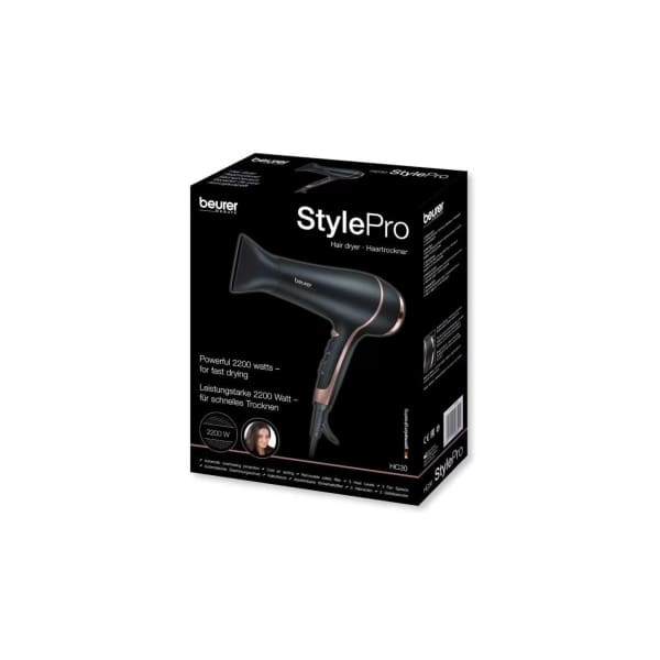 Sèche Cheveux BEURER 2200 Watt - Noir (HC30) Sèche Cheveux BEURER 2200 Watt - Noir (HC30)